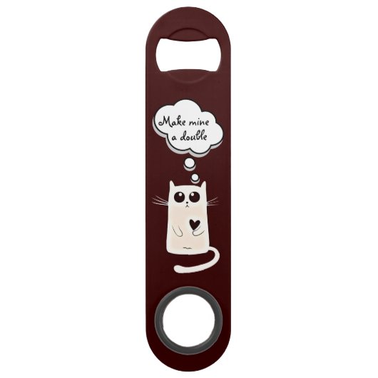 Eenvoudig hart speed flessenopener (Achterkant)