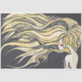 Eenvoudig hart tissuepapier (Voorkant)