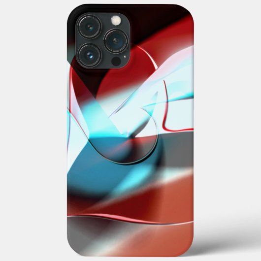 Eenvoudig hartontwerp, kristallijne toonmix in cur Case-Mate iPhone case (Achterkant)