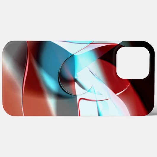 Eenvoudig hartontwerp, kristallijne toonmix in cur Case-Mate iPhone case (Achterkant (horizontaal))