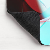 Eenvoudig hartontwerp, kristallijne toonmix in cur muismat (Hoek)