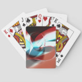 Eenvoudig hartontwerp, kristallijne toonmix in cur pokerkaarten (Achterkant)