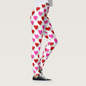 Eenvoudig hartpatroon bevestigen leggings (Rechts)