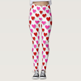 Eenvoudig hartpatroon bevestigen leggings