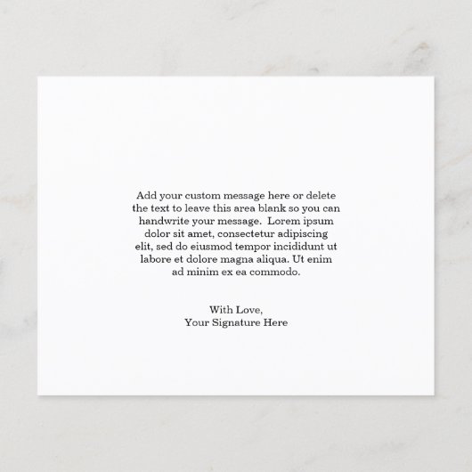 Eenvoudig hartverwarmingsbudget bruiloft Hartelijk (Achterkant)