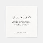 Eenvoudig hedendaags hedendaags vuurtje servet (Voorkant)