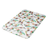 Eenvoudig helder bloemmotief badmat (Gekanteld)