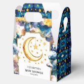 Eenvoudig hemelse ster hemels Baby shower Bedankdoosjes (Geopend)