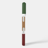 Eenvoudig Herfst gestreept patroon gepersonaliseer Case-Mate iPhone Case (Achterkant / Rechts)