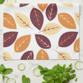 Eenvoudig herfst Leaves Kitchen Towel Theedoek (Gevouwen)