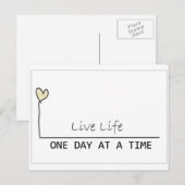 eenvoudig herstel briefkaart (Voorkant / Achterkant)