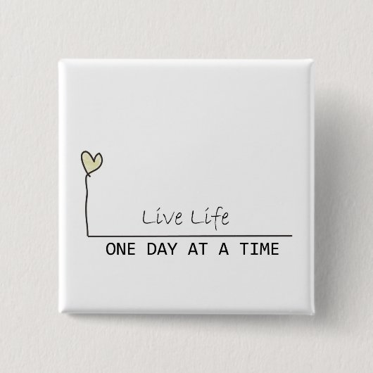 eenvoudig herstel vierkante button 5,1 cm (Voorkant)