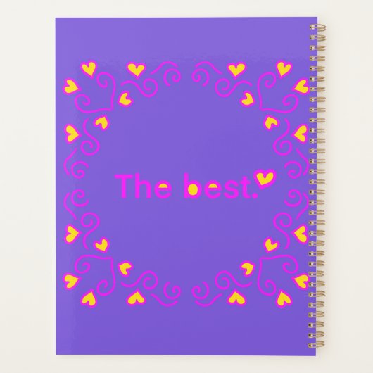 Eenvoudig "het beste" cadeau planner (Achterkant)