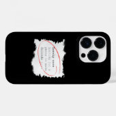 Eenvoudig Hoesje dat op zoek is naar een vriend - (Achterkant (horizontaal))