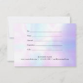 Eenvoudig holografisch cadeaubon (Achterkant)