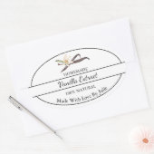 Eenvoudig Homemade Vanilla Extract Label (Envelop)