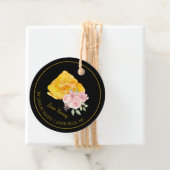 Eenvoudig Honeycomb Roos Geïnfundeerd Honey Hang L Bedankjes Labels (In situ)