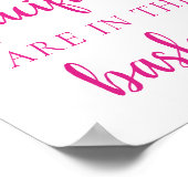 Eenvoudig Hot Pink Hoeveel | Magenta Guessing Game Poster (Hoek)