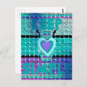 Eenvoudig houden briefkaart (Voorkant / Achterkant)