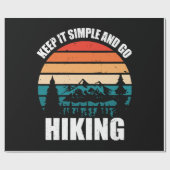 Eenvoudig houden en wandelend werken cadeaupapier (Vlak)