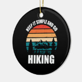 Eenvoudig houden en wandelend werken keramisch ornament (Links)