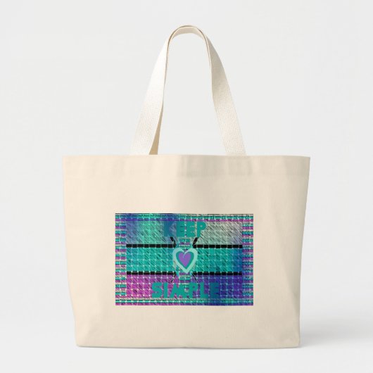 Eenvoudig houden grote tote bag (Voorkant)