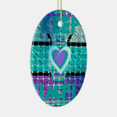 Eenvoudig houden keramisch ornament (Rechts)