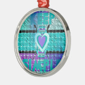 Eenvoudig houden metalen ornament (Links)