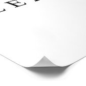 Eenvoudig houden poster (Hoek)