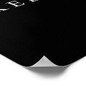 Eenvoudig houden poster (Hoek)