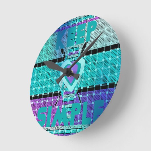 Eenvoudig houden ronde klok (Hoek)