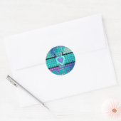 Eenvoudig houden ronde sticker (Envelop)