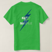 eenvoudig houden t-shirt (Design achterkant)
