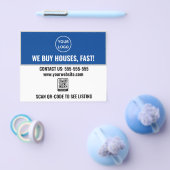 Eenvoudig huis verkopen We kopen huizen Realtor Flyer (Enkel)