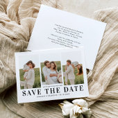 Eenvoudig Huwelijk 3 Foto's Save the Date