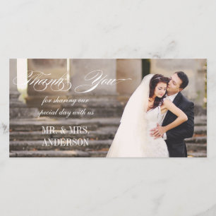 Eenvoudig huwelijk bedankt