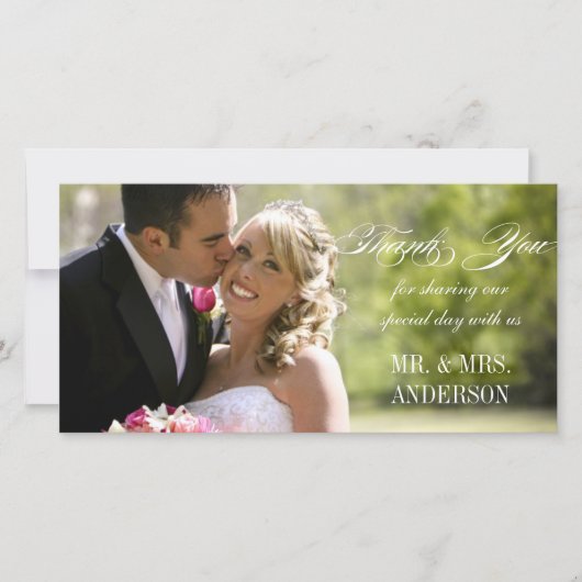 Eenvoudig huwelijk bedankt (Voorkant)