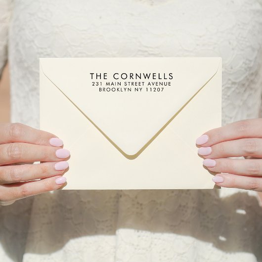 Eenvoudig huwelijk: sla het adres van de datumfami rubberstempel