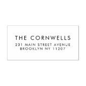 Eenvoudig huwelijk: sla het adres van de datumfami  zelfinktende stempel (Design)