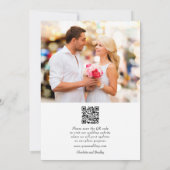 Eenvoudig huwelijk sparen het Afbeelding van de Da Save The Date (Achterkant)