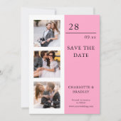 Eenvoudig huwelijk sparen het Afbeelding van de Da Save The Date (Voorkant)