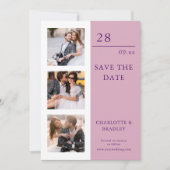 Eenvoudig huwelijk sparen het Afbeelding van de Da Save The Date (Voorkant)