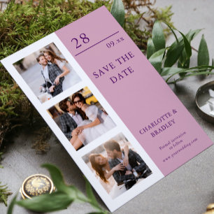Eenvoudig huwelijk sparen het Afbeelding van de Da Save The Date