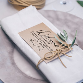 Eenvoudig huwelijk welkom Hartelijk dank Rubberstempel