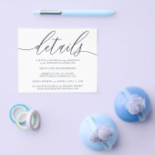 Eenvoudig huwelijksbudget voor details flyer (Enkel)