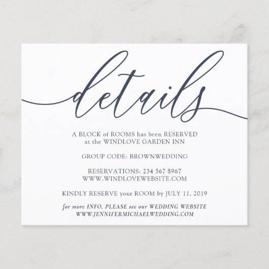 Eenvoudig huwelijksbudget voor details flyer (Voorkant)