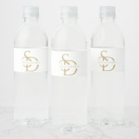 Eenvoudig huwelijksmonogram gepersonaliseerd met n