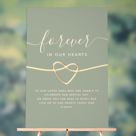 Eenvoudig huwelijksmonument acryl bord (Neutraal)