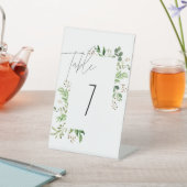 Eenvoudig Iers Greenery-tabelnummer Reclamebord Met Voetstuk (Insitu)