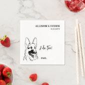 Eenvoudig ik doe te veel met het Duitse herderhuwe Servet (Insitu)